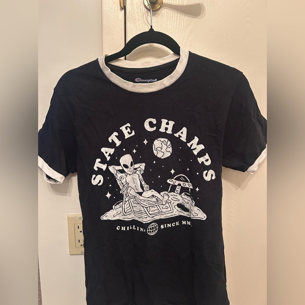 VINTAGE  Alien UFO Champion Tee Shirt